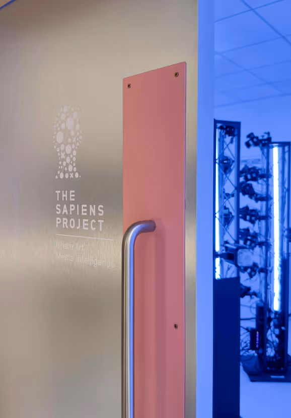 Close up of Light Rig and Door